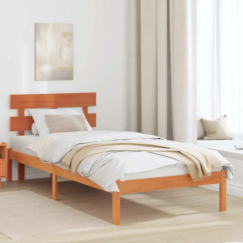 Lovos rėmas Ruda 90 x 190 cm Pušies medienos masyvas