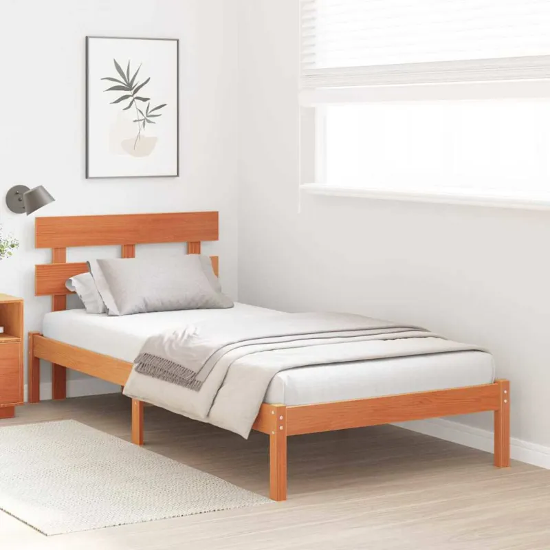 Lovos rėmas Ruda 75 x 190 cm Pušies medienos masyvas