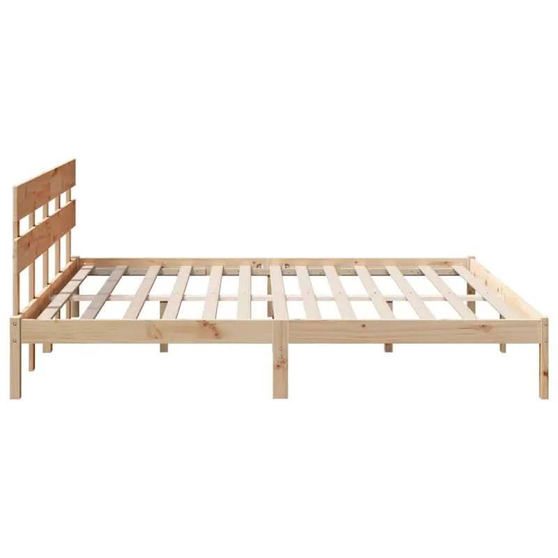 Lovos rėmas Ruda 180 x 200 cm Pušies medienos masyvas