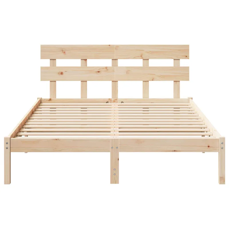 Lovos rėmas Ruda 150 x 200 cm Pušies medienos masyvas
