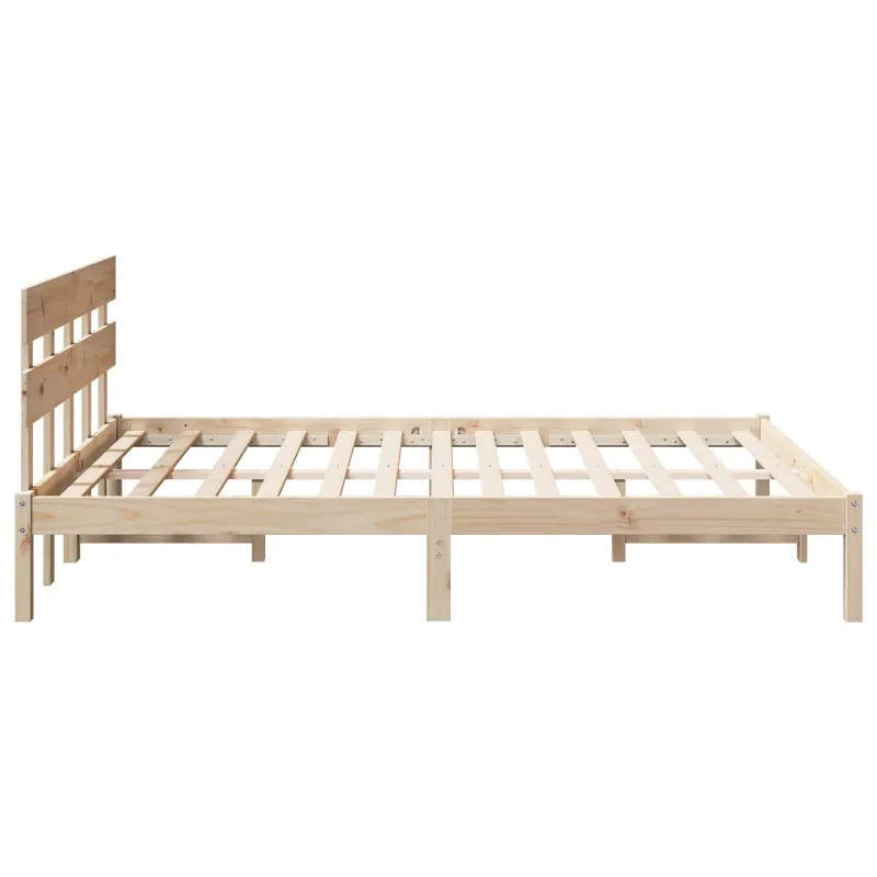 Lovos rėmas Ruda 150 x 200 cm Pušies medienos masyvas