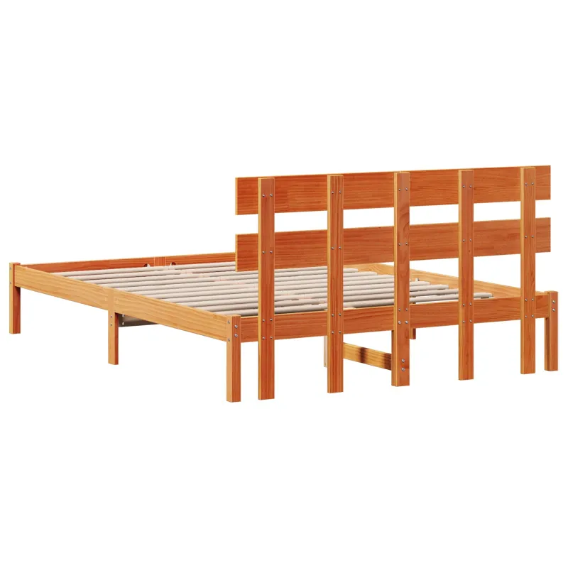Lovos rėmas Ruda 150 x 200 cm Pušies medienos masyvas
