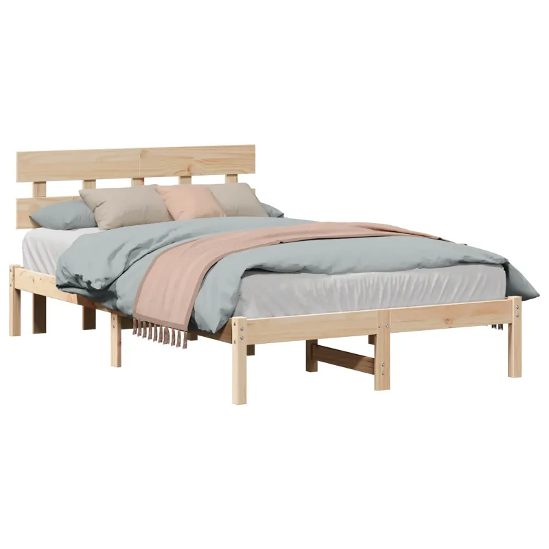 Lovos rėmas Ruda 140 x 190 cm Pušies medienos masyvas