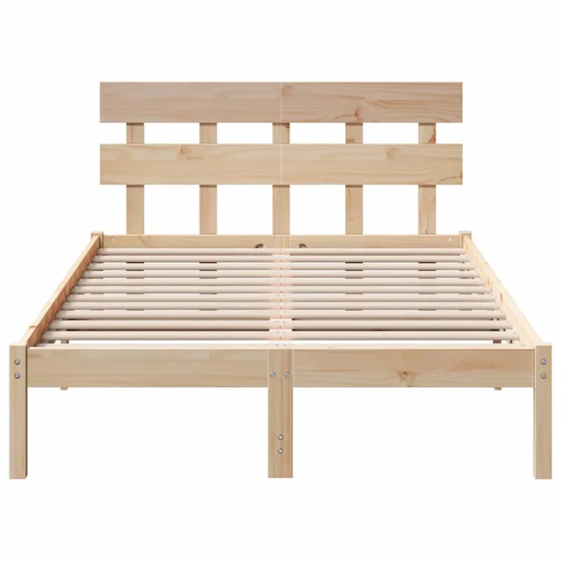 Lovos rėmas Ruda 140 x 190 cm Pušies medienos masyvas