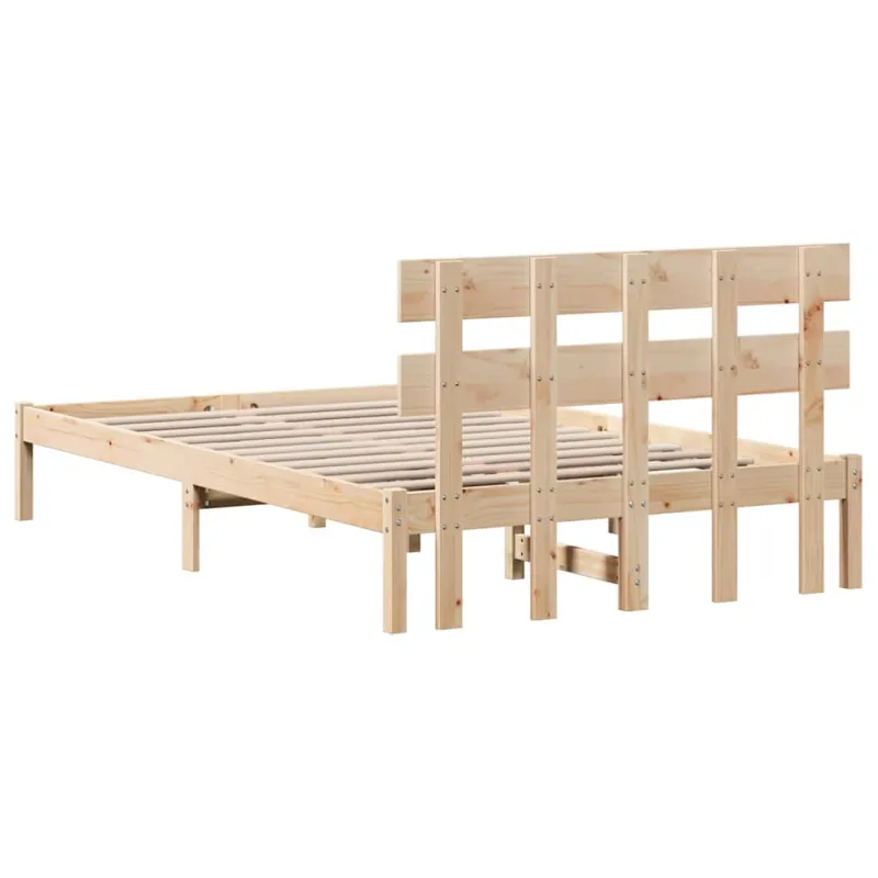 Lovos rėmas Ruda 140 x 190 cm Pušies medienos masyvas