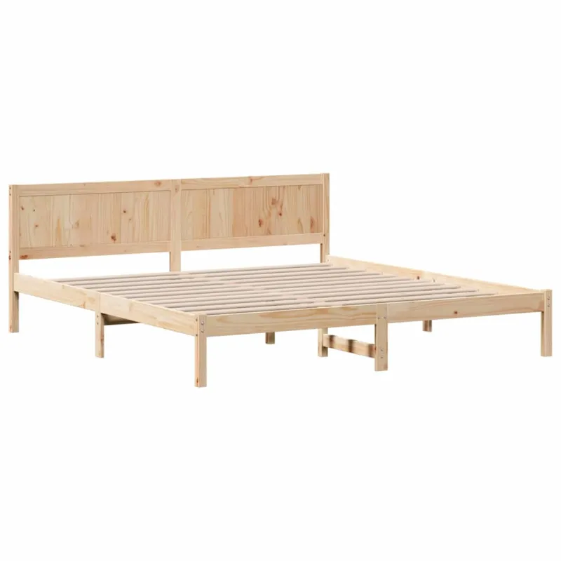 Lovos rėmas Ruda 180 x 200 cm Pušies medienos masyvas