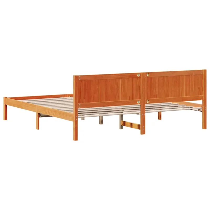 Lovos rėmas Ruda 180 x 200 cm Pušies medienos masyvas