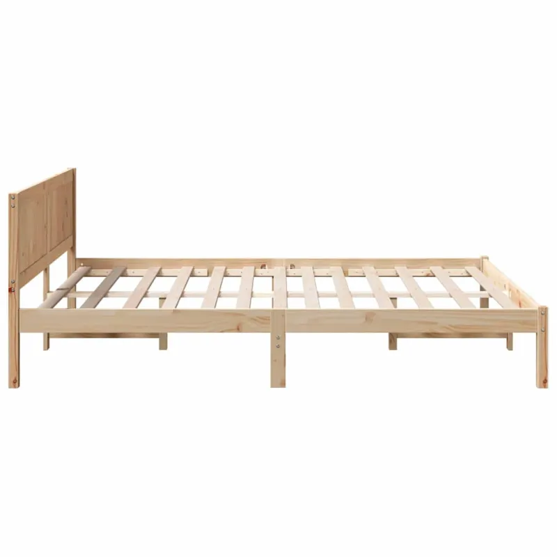 Lovos rėmas Ruda 150 x 200 cm Pušies medienos masyvas