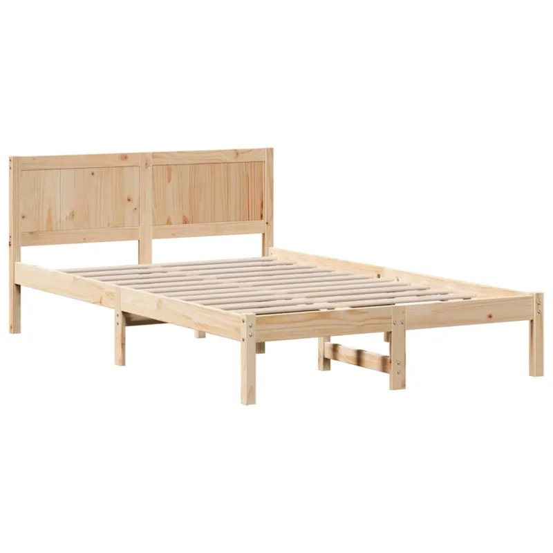 Lovos rėmas Ruda 135 x 190 cm Pušies medienos masyvas