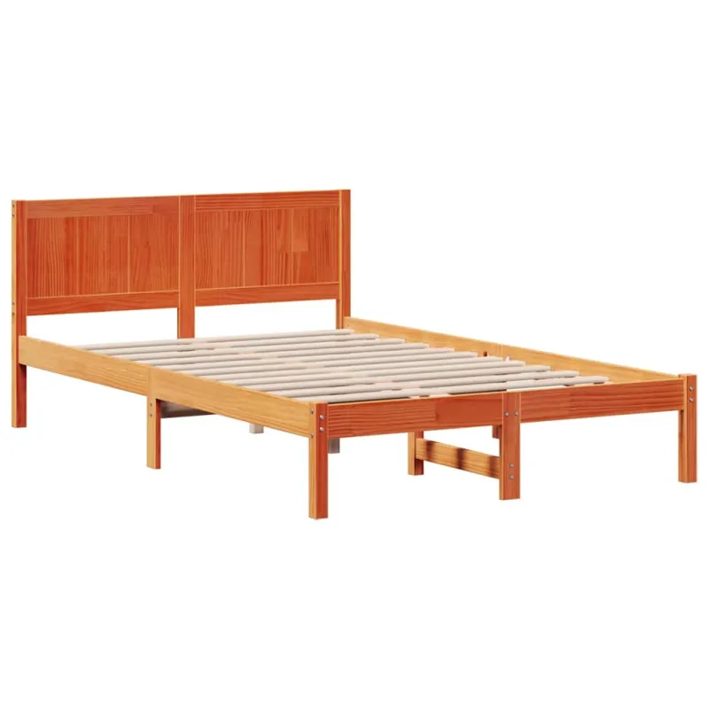 Lovos rėmas Ruda 135 x 190 cm Pušies medienos masyvas