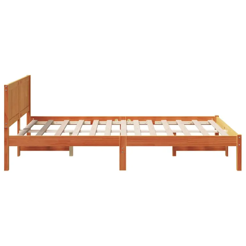 Lovos rėmas Ruda 135 x 190 cm Pušies medienos masyvas