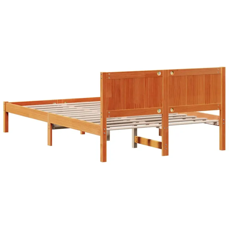 Lovos rėmas Ruda 135 x 190 cm Pušies medienos masyvas