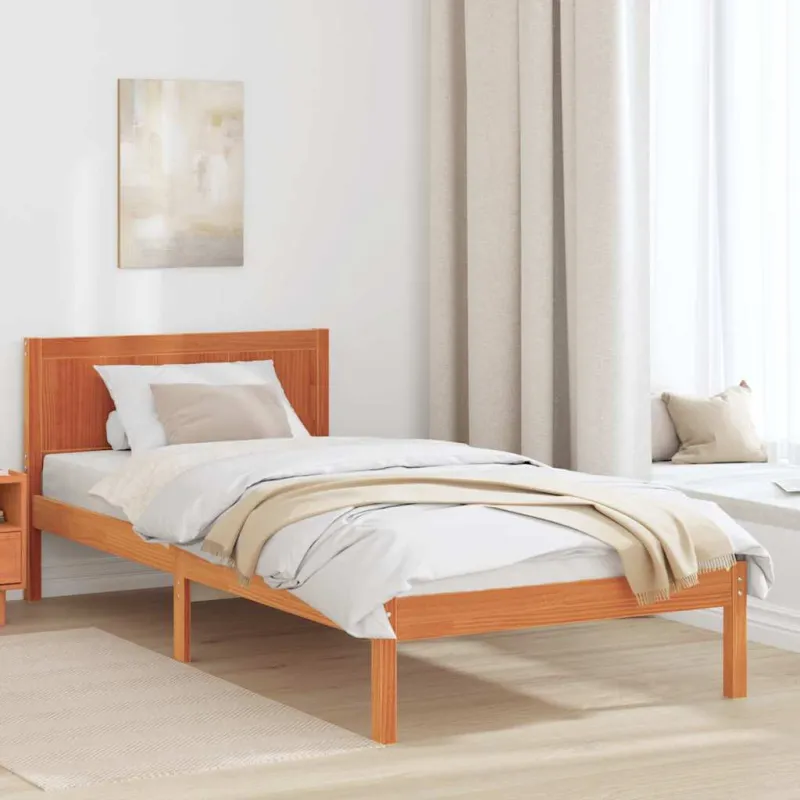 Lovos rėmas Ruda 100 x 200 cm Pušies medienos masyvas
