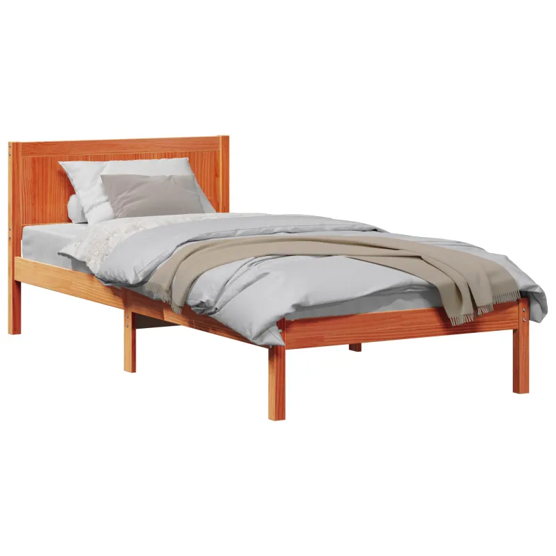 Lovos rėmas Ruda 90 x 190 cm Pušies medienos masyvas