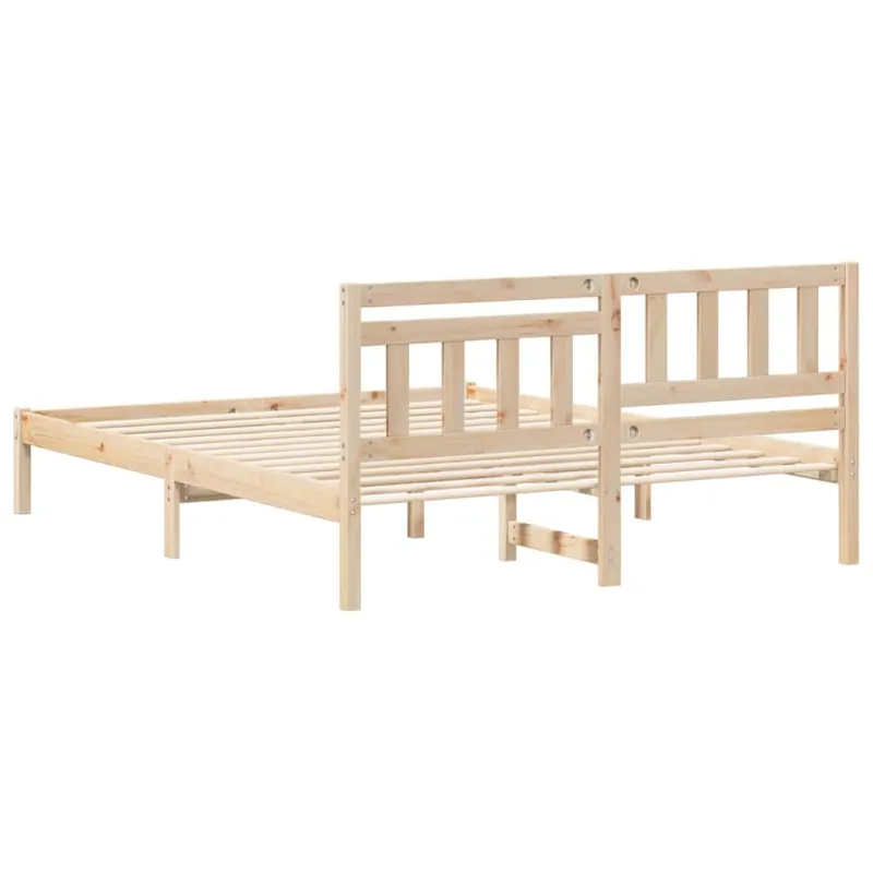 Lovos rėmas Ruda 150 x 200 cm Kietos pušies mediena