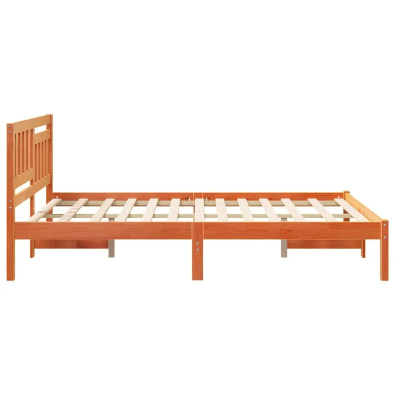Lovos rėmas Vaško ruda 140 x 190 cm Kietos pušies mediena