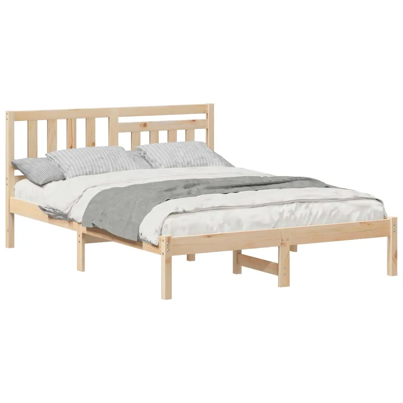 Lovos rėmas Ruda 135 x 190 cm Kietos pušies mediena