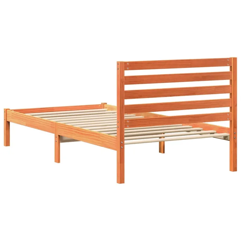 Lovos rėmas Vaško ruda 80 x 200 cm Kietos pušies mediena