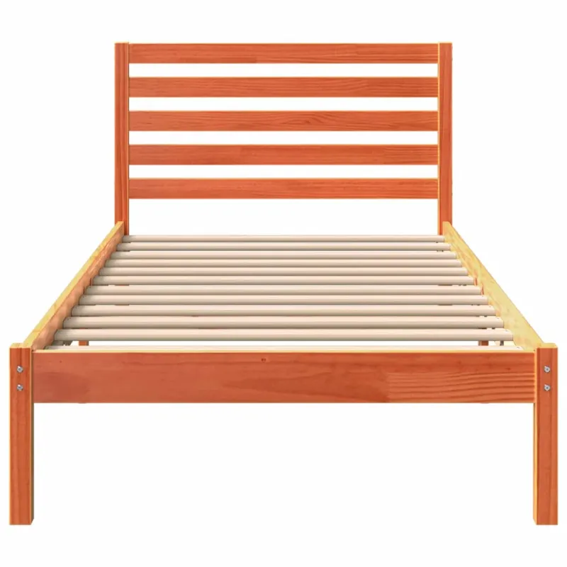 Lovos rėmas Vaško ruda 90 x 200 cm Kietos pušies mediena