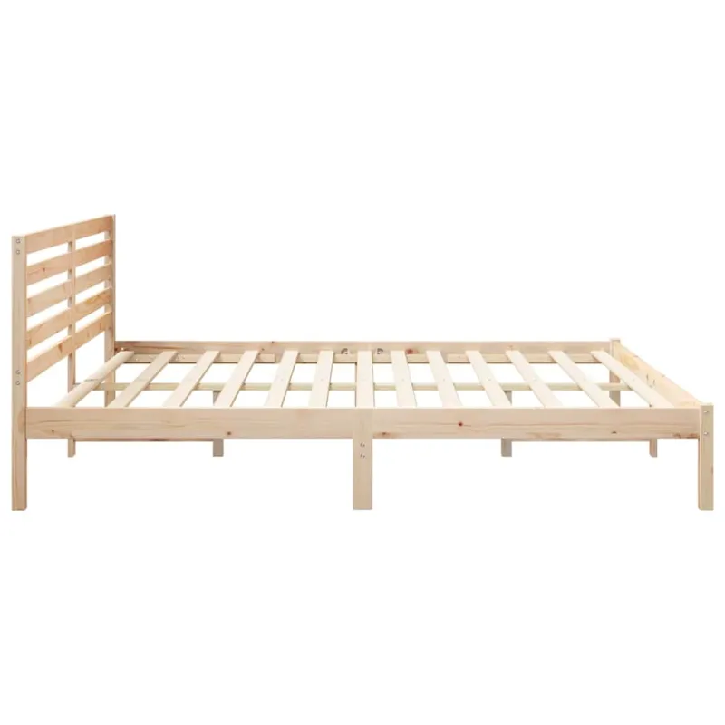 Lovos rėmas Ruda 200 x 200 cm Kietos pušies mediena