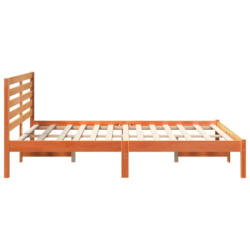 Lovos rėmas Vaško ruda 120 x 190 cm Kietos pušies mediena