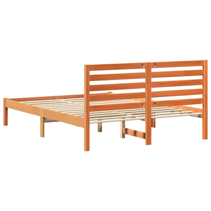 Lovos rėmas Vaško ruda 120 x 190 cm Kietos pušies mediena