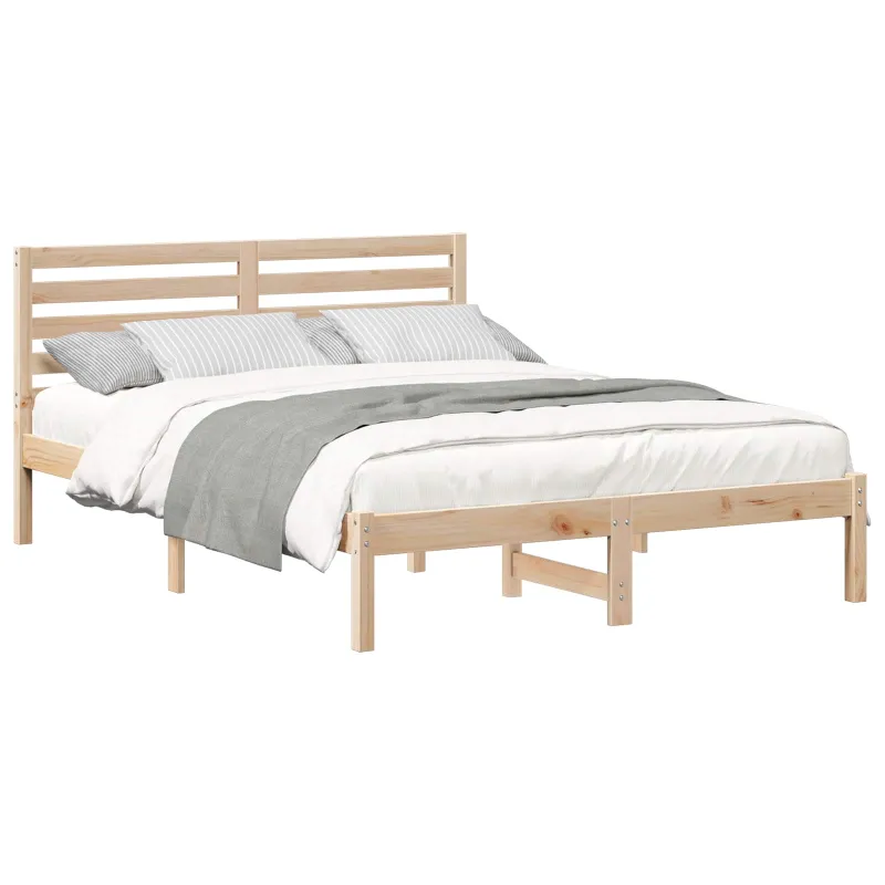 Lovos rėmas Ruda 135 x 190 cm Kietos pušies mediena