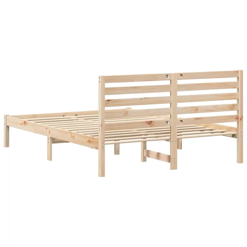 Lovos rėmas Ruda 135 x 190 cm Kietos pušies mediena