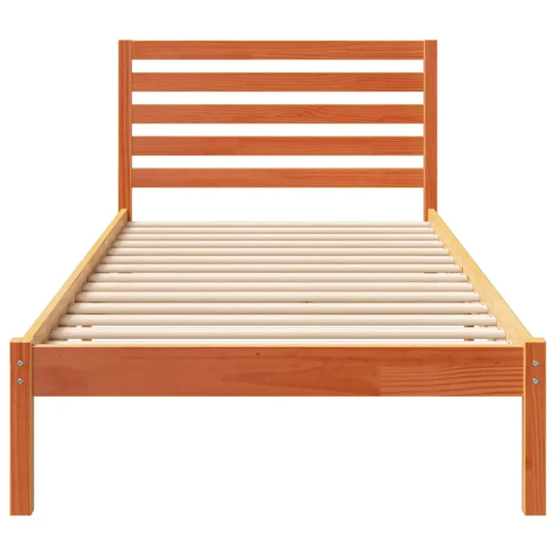 Lovos rėmas Vaško ruda 100 x 210 cm Kietos pušies mediena