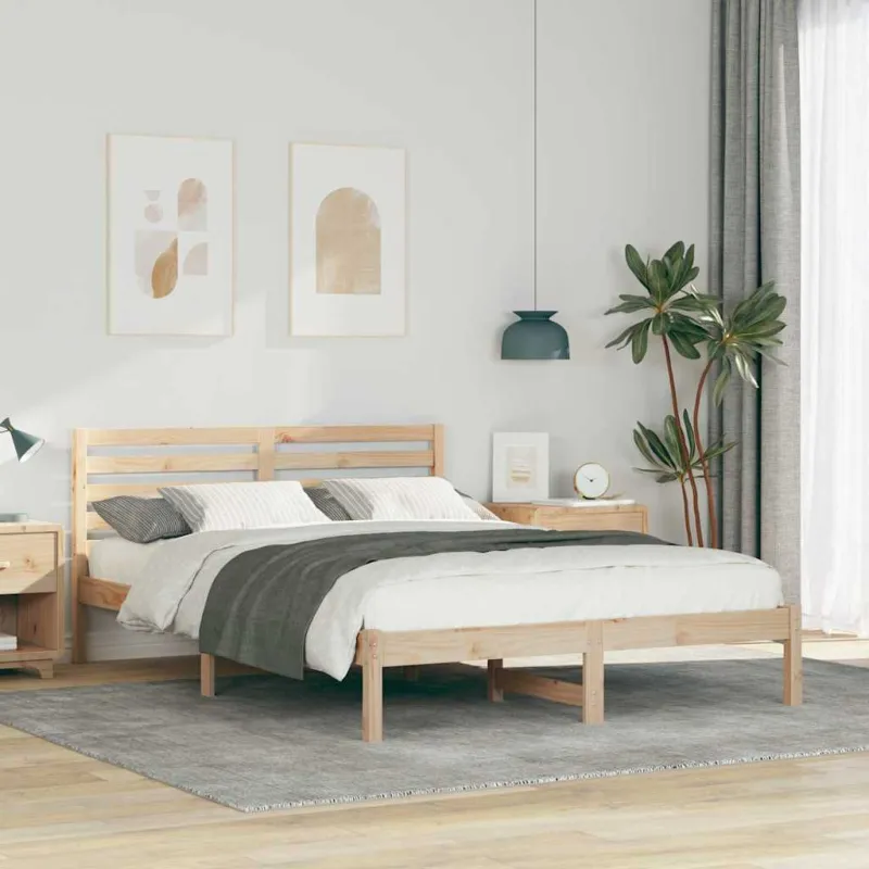 Lovos rėmas Ruda 140 x 210 cm Kietos pušies mediena