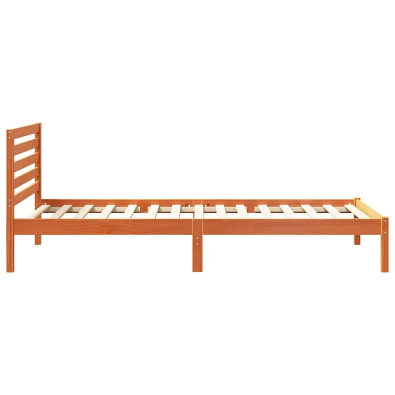 Lovos rėmas Vaško ruda 80 x 220 cm Kietos pušies mediena