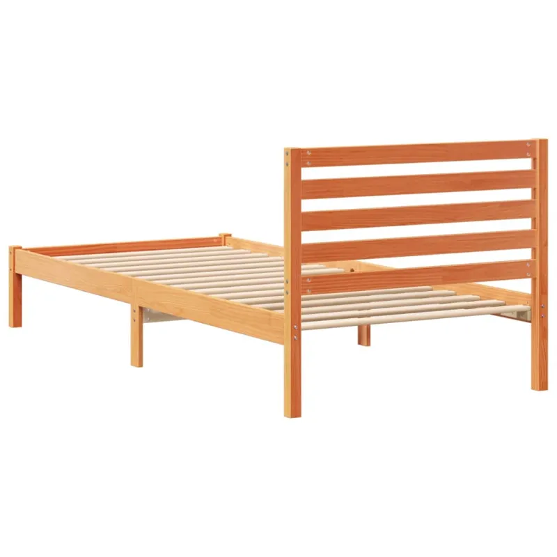 Lovos rėmas Vaško ruda 100 x 220 cm Kietos pušies mediena