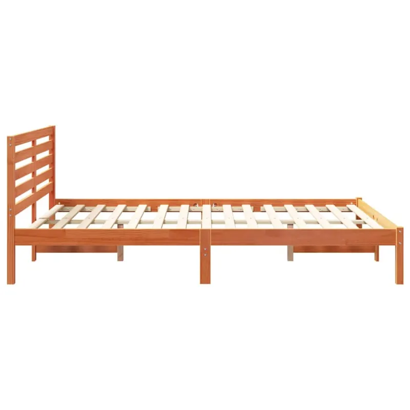 Lovos rėmas Vaško ruda 140 x 220 cm Kietos pušies mediena