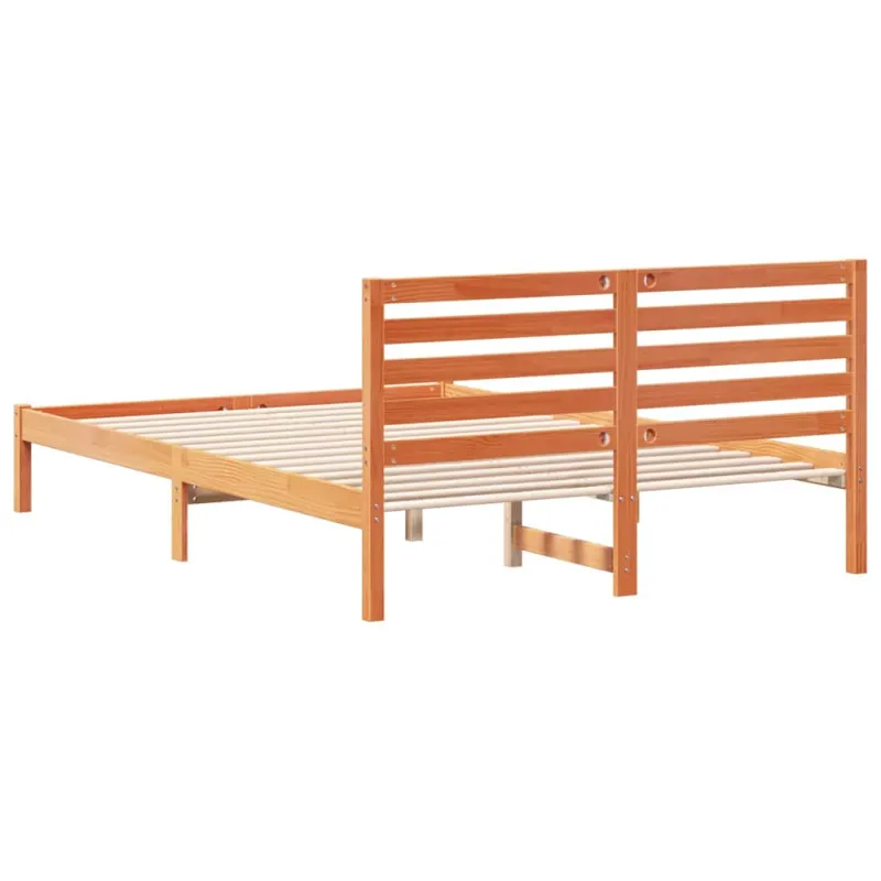Lovos rėmas Vaško ruda 140 x 220 cm Kietos pušies mediena