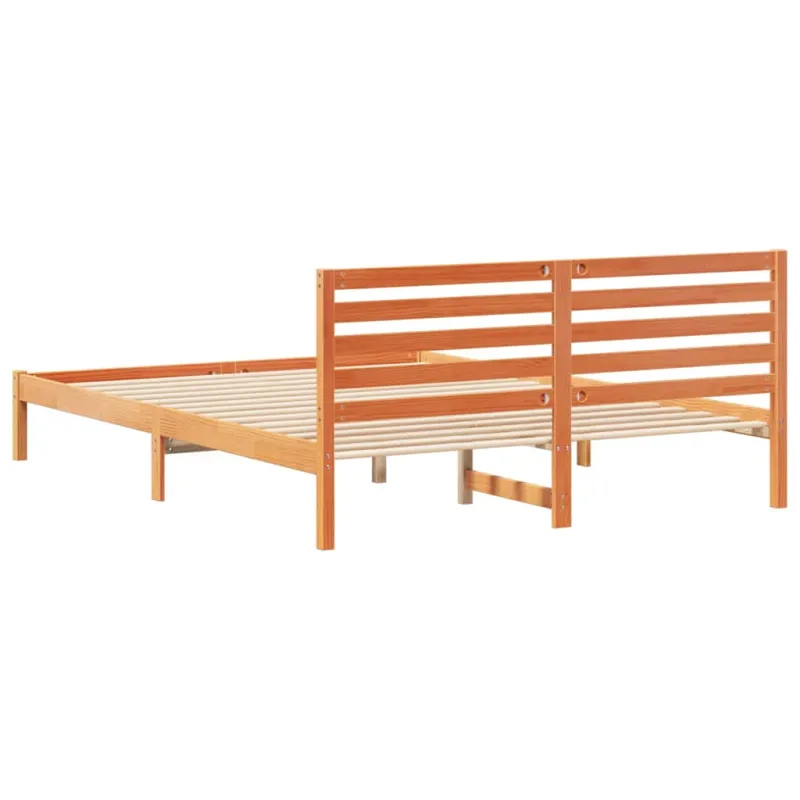 Lovos rėmas Vaško ruda 160 x 220 cm Kietos pušies mediena