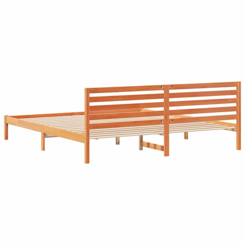 Lovos rėmas Vaško ruda 180 x 220 cm Kietos pušies mediena