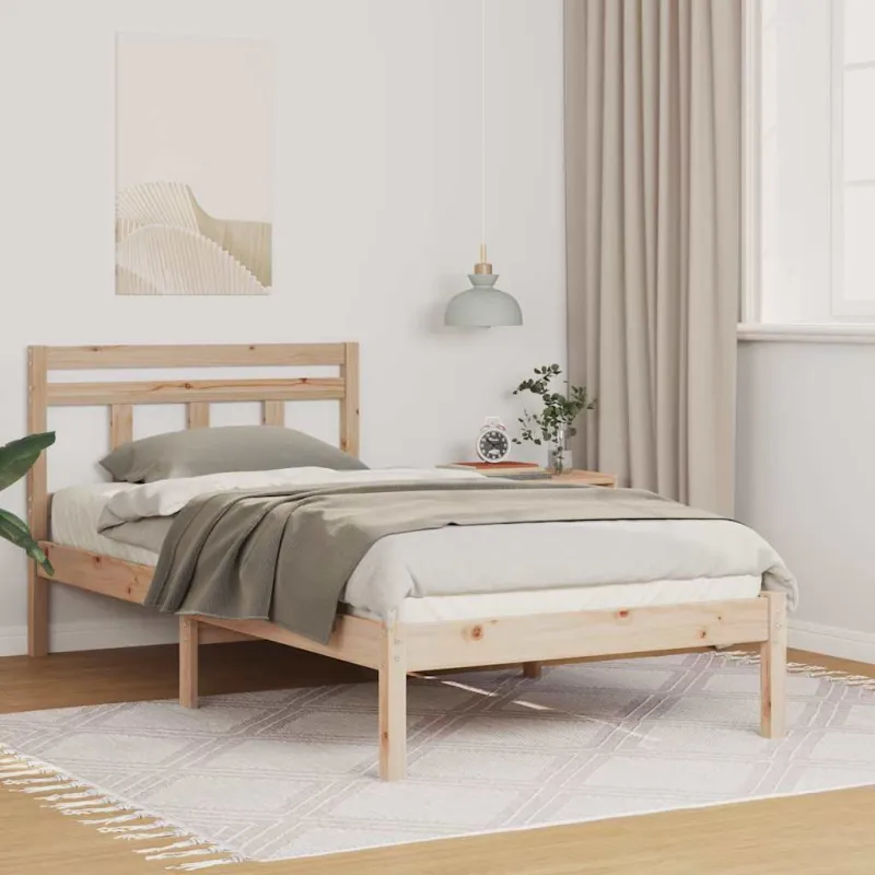 Lovos rėmas Ruda 75 x 190 cm Kietos pušies mediena