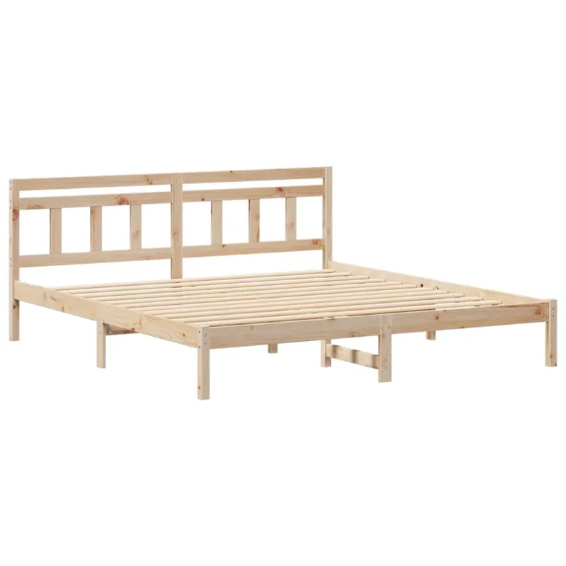 Lovos rėmas Ruda 200 x 200 cm Kietos pušies mediena