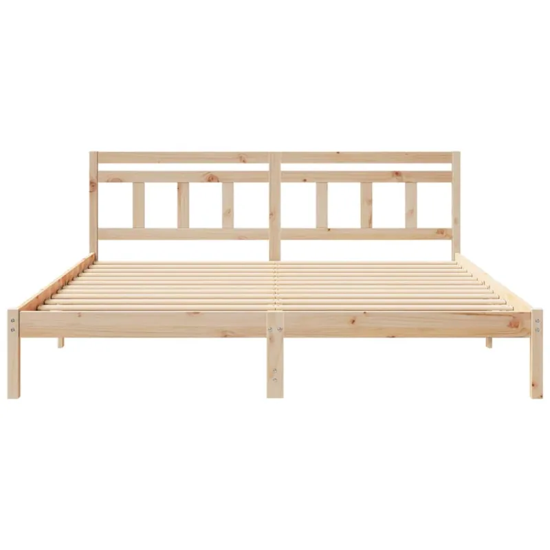 Lovos rėmas Ruda 200 x 200 cm Kietos pušies mediena