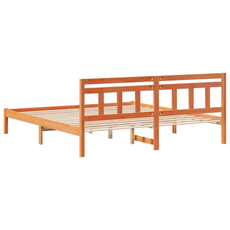 Lovos rėmas Ruda 200 x 200 cm Kietos pušies mediena