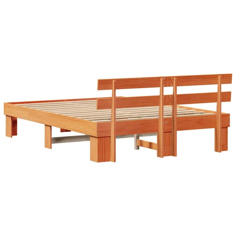 Lovos rėmas Vaško ruda 140 x 200 cm Kietos pušies mediena