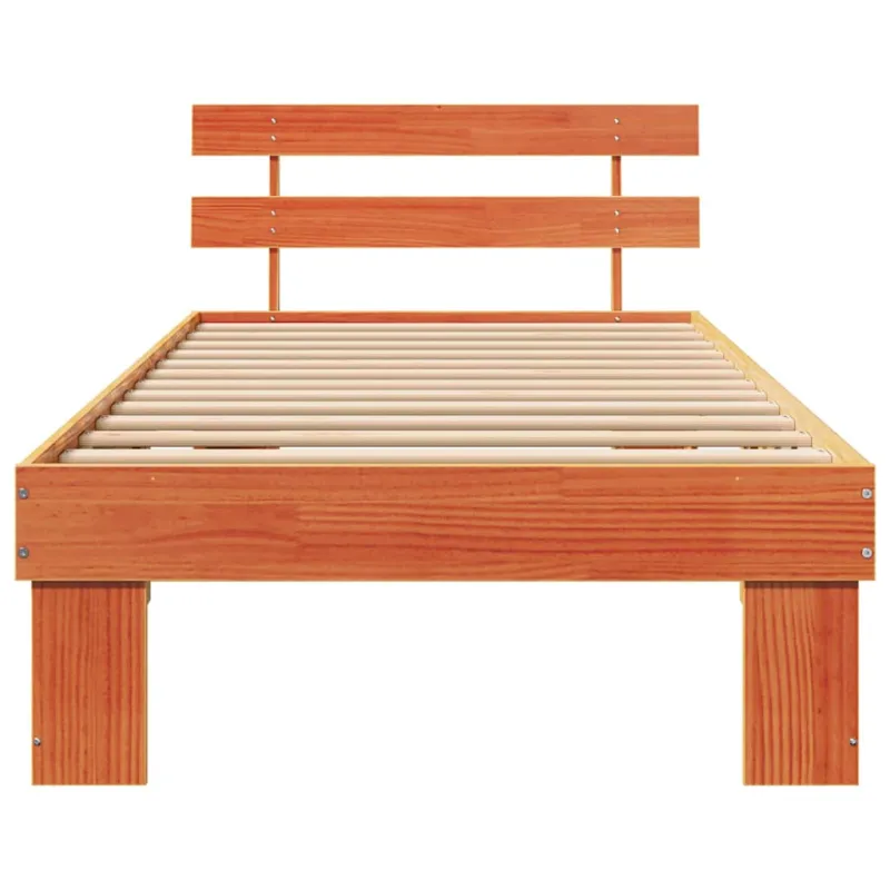Lovos rėmas Vaško ruda 100 x 200 cm Kietos pušies mediena