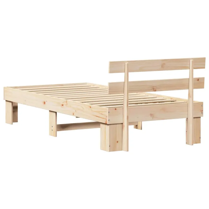 Lovos rėmas Natūrali 80 x 200 cm Kietos pušies mediena