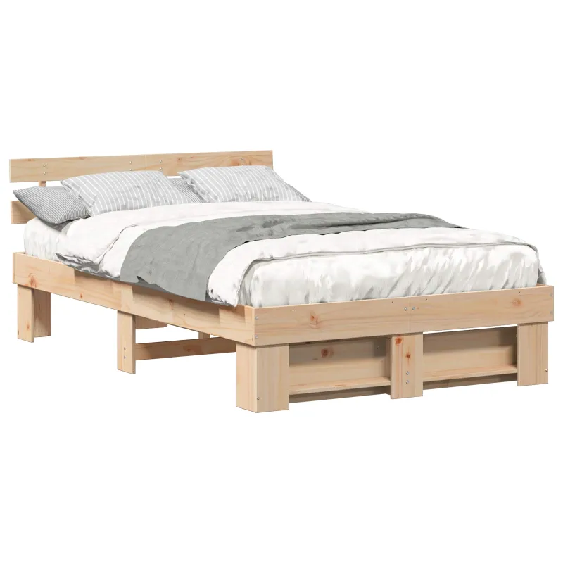 Lovos rėmas Ruda 120 x 190 cm Kietos pušies mediena