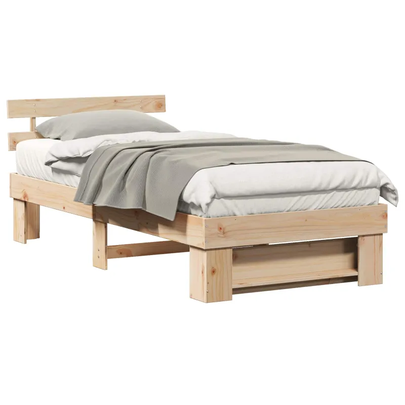 Lovos rėmas Ruda 90 x 190 cm Kietos pušies mediena