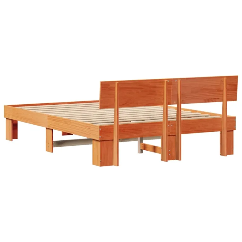 Lovos rėmas Vaško ruda 160 x 200 cm Kietos pušies mediena