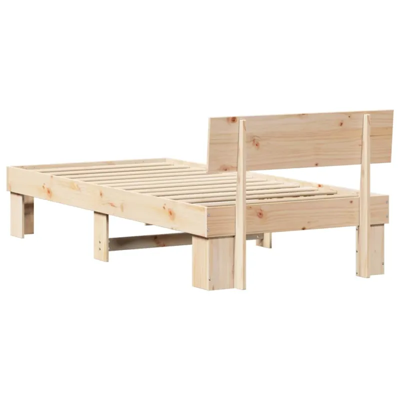 Lovos rėmas Natūrali 80 x 200 cm Kietos pušies mediena