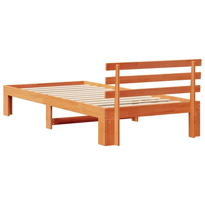 Lovos rėmas Vaško ruda 100 x 200 cm Kietos pušies mediena