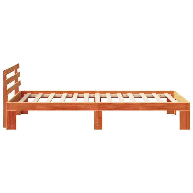 Lovos rėmas Vaško ruda 80 x 200 cm Kietos pušies mediena