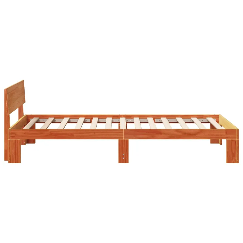 Lovos rėmas Vaško ruda 90 x 200 cm Kietos pušies mediena